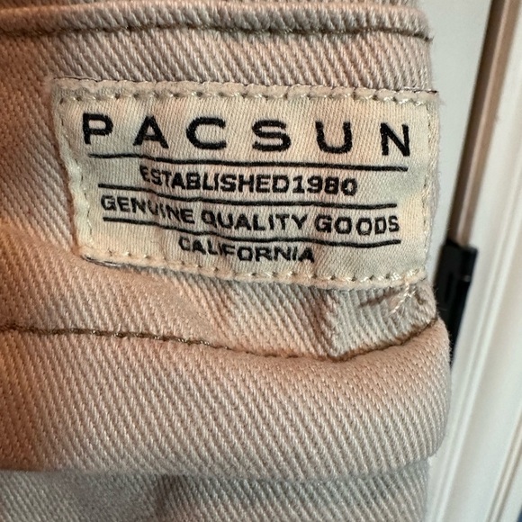 Pacsun Men's Baggy Cargo Convertible Utility Jeans Skater Outdoors Y2K Sz 28x30 - Picture 5 of 8